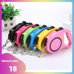 速发3 Dog Retractable Rope Puppy cat Leash Traction pet