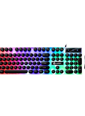 2.4G PC LED Gaming Keyboard And Mouse Set Wired Keyboard Gam