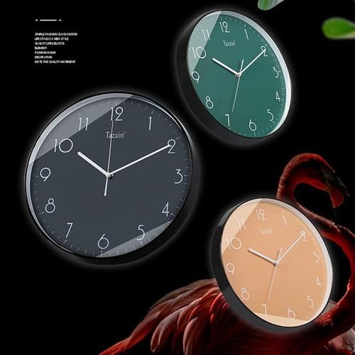 直供静音家用客厅挂钟现代简约时尚时钟创意石英钟表代发