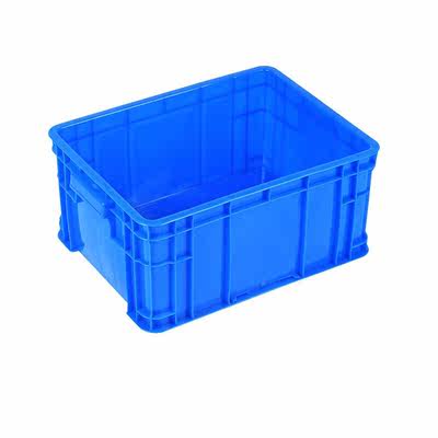 塑料周转箱收纳理整配件箱蓝色筐*长51cm*宽39cSm子高20cm|