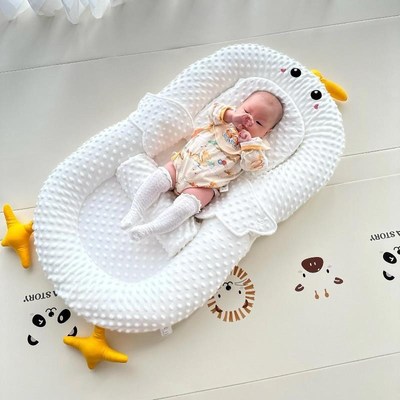 床中床折叠新生婴儿斜坡夏天防压神器外出安抚Q睡垫宝宝抬头防呛