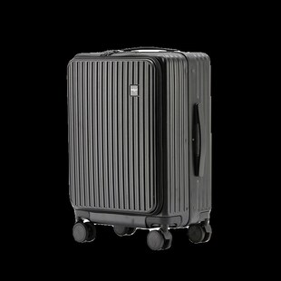 瑷可爱行李箱侧开盖大容量多功能商务拉杆箱男女20出差旅行登机箱