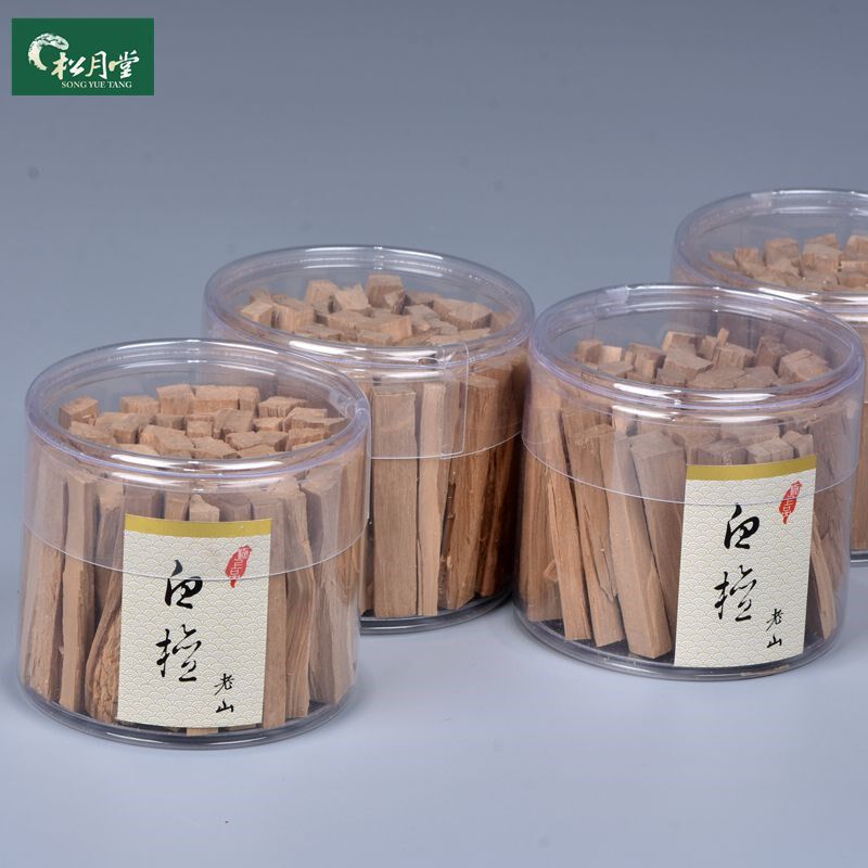 松月堂檀香棒文莱老山木块天然木条熏香舒缓净化空气居家室内香薰