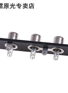 6.6x1.6cm 3 Way RCA Terminal Wall Panel Plate Input Phono Ch