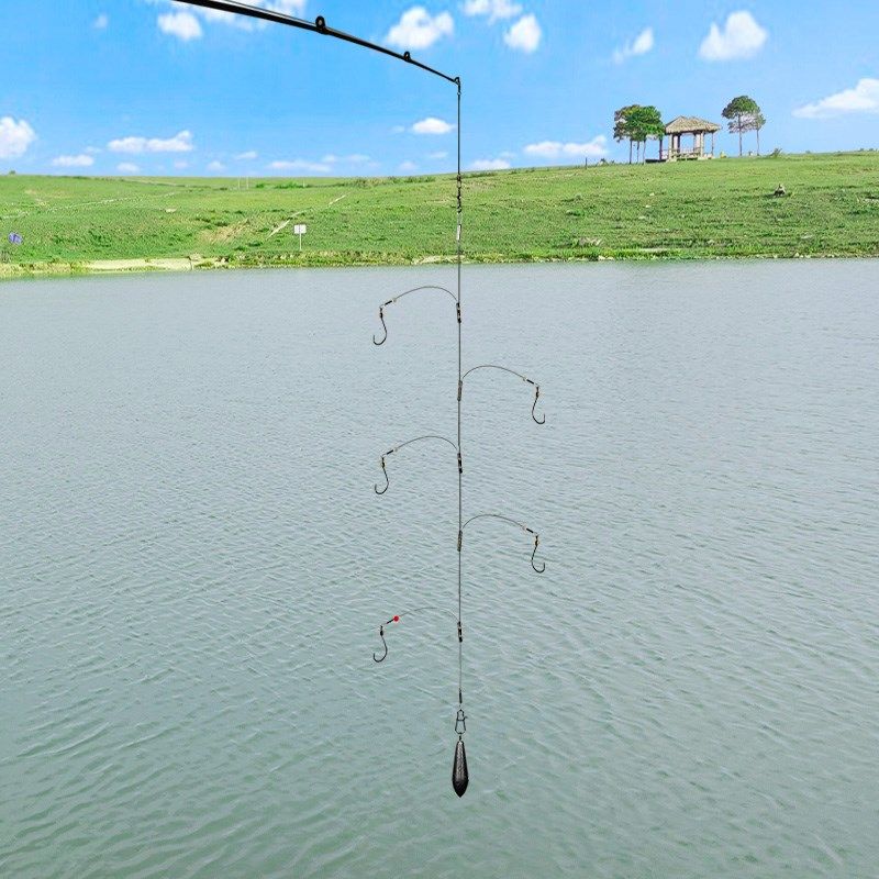 串钩 钓组丸世钢丝线组防缠绕路亚翘嘴鲈鱼海杆海竿海钓新型串钩,户外/登山/野营/旅行用品,鱼钩,淘宝优惠券,粉丝福利购,淘宝优惠卷