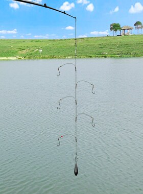 串钩 钓组丸世钢丝线组防缠绕路亚翘嘴鲈鱼海杆海竿海钓新型串钩