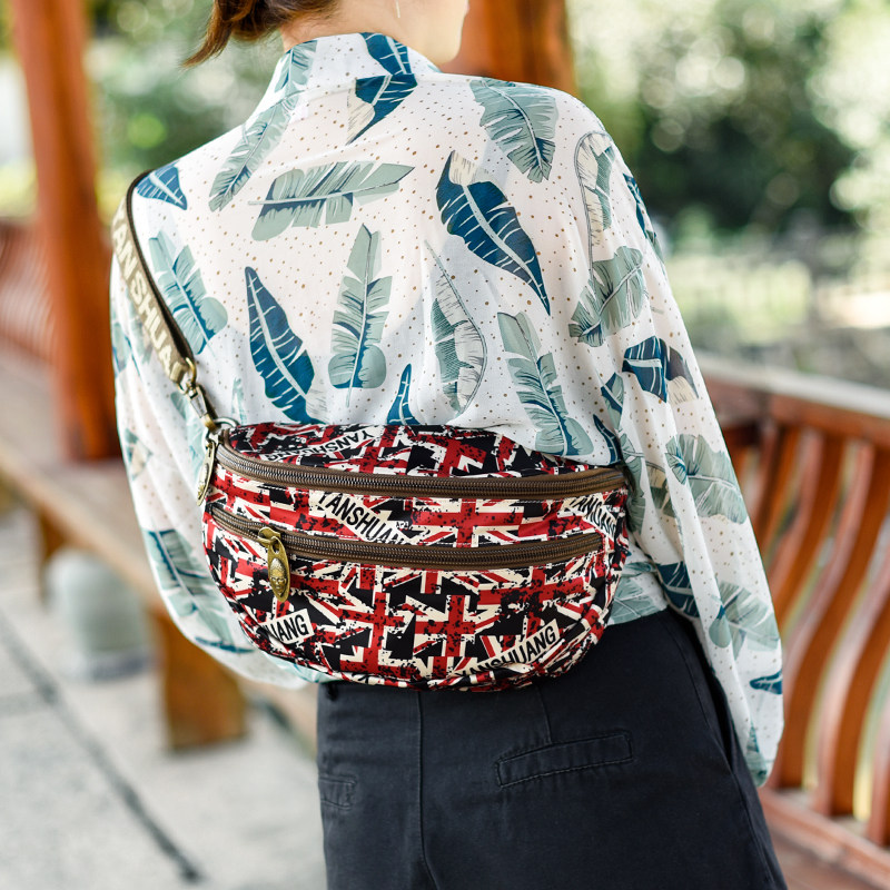 阎双夏2020新款斜挎腰包百搭胸前包女潮流单肩包透气胸包小布包包,箱包皮具/热销女包/男包,胸包,淘宝优惠券,粉丝福利购,淘宝优惠卷