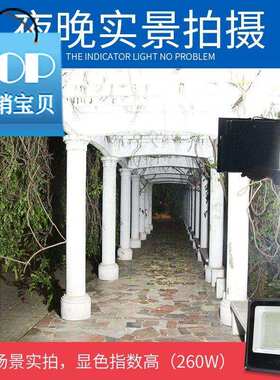 建筑之星led塔吊灯工地灯投光灯防水B射灯户外照明800w12000w探照