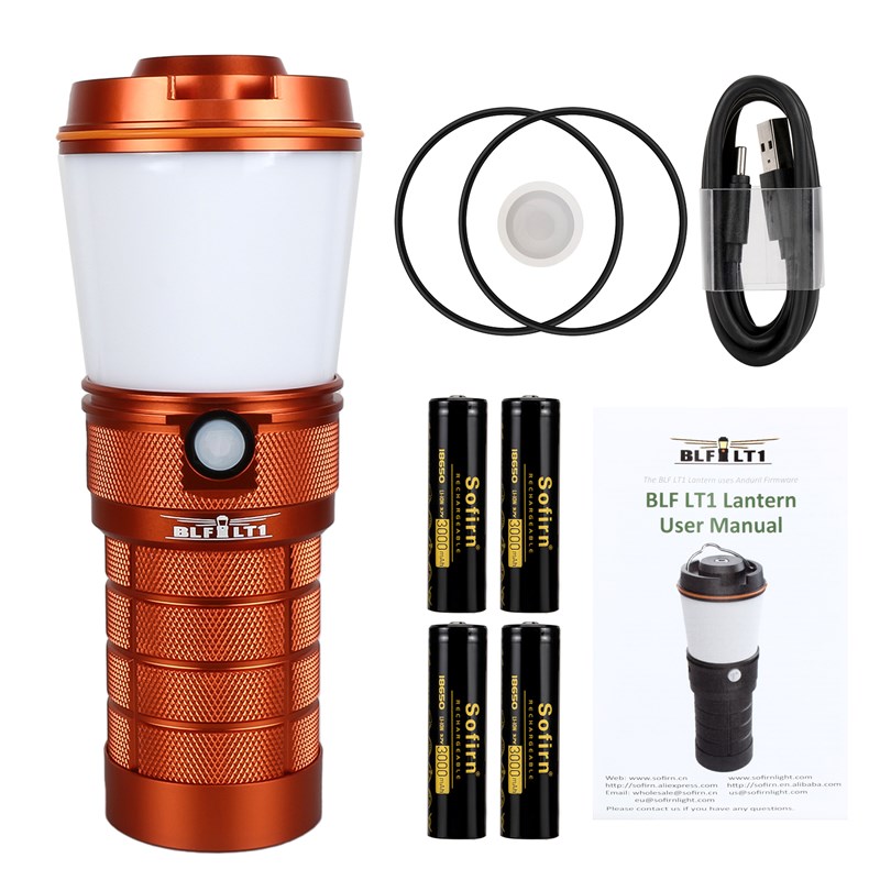 极速Sofirn BLF LT1 LED Camping Light Super Bright Rechargeab 户外/登山/野营/旅行用品 手电筒 原图主图