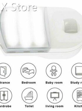 现货Plug In PiIR Motion Sensor Hallway Socket 9 LED UK Plug