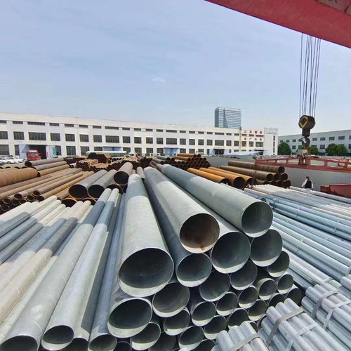 焊管脚手架钢管铁管钢材型材48mm圆管工地建筑国标架子管焊接管i.