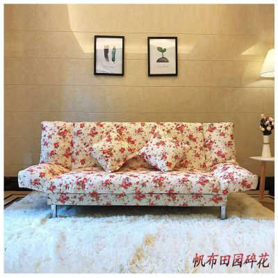 布艺沙发.空间.米8客厅现代1小户型双人新款可折叠51田园沙发床省