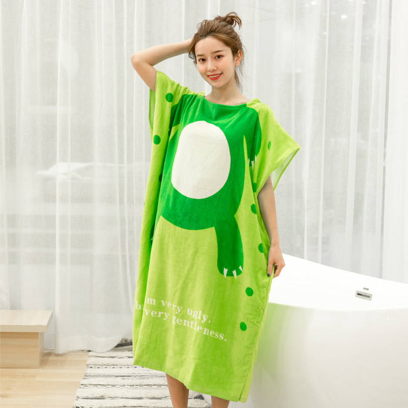 卡通成人浴袍印花浴巾柔软超强吸水斗篷带帽温泉沙滩巾披风,运动/瑜伽/健身/球迷用品,浴巾/吸水巾,淘宝优惠券,粉丝福利购,淘宝优惠卷