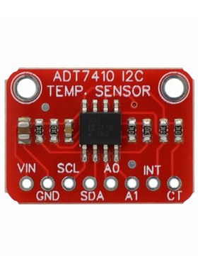 ADT7410高r精度I2C温度传感器转接板