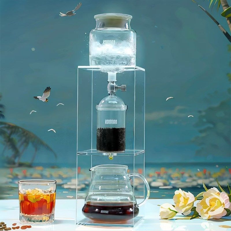 玻璃冰滴咖啡壶家用夏日冷萃茶壶商用冰酿咖啡大容量萃取咖啡壶