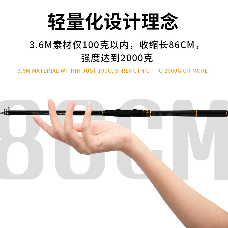 新品新款东区钓具矶竿投竿小继佰斩矶F三代斜环定位线实心尾短节