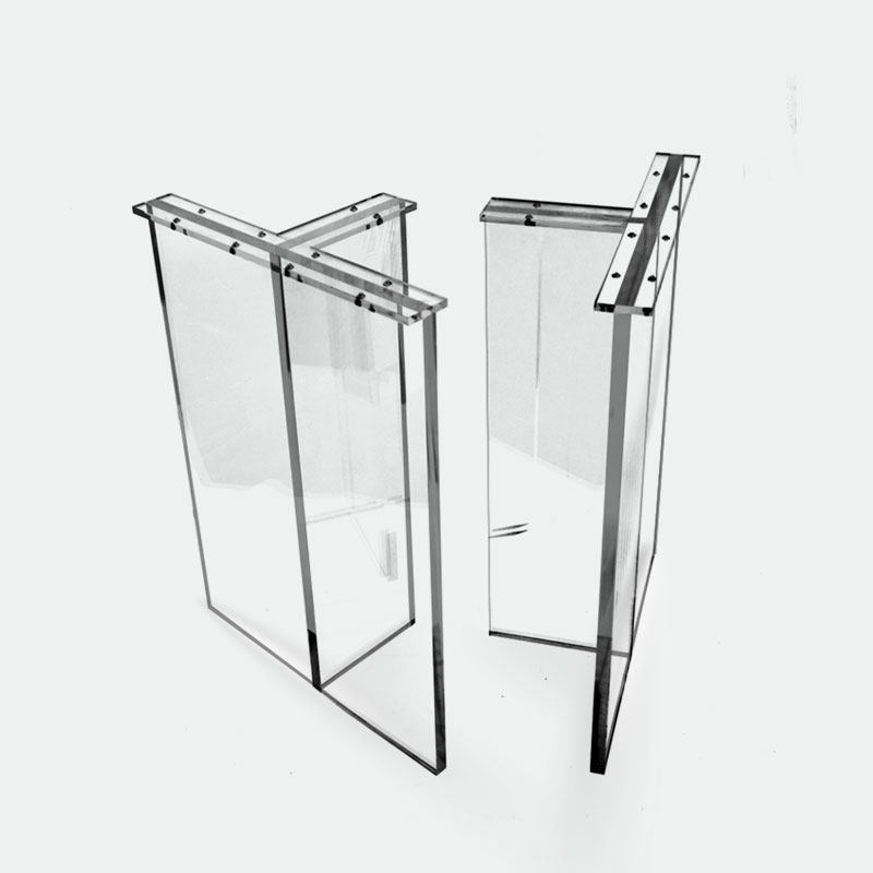 亚克力桌腿定制透明桌脚餐桌支架茶几岩板支撑腿T型悬浮桌角加工,基础建材,亚克力板,淘宝优惠券,粉丝福利购,淘宝优惠卷