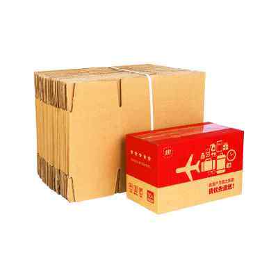 直销新品捆装纸箱112号快递x纸盒打包箱3层5层特硬搬家箱半高箱印