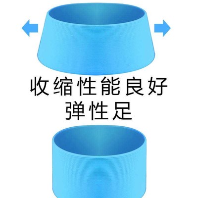 现货速发保温杯子茶杯硅胶水杯套防滑硅胶通用隔热套玻璃杯保护套