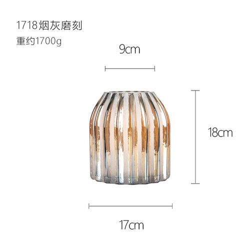 尾货价  不买后悔  t ins欧式玻璃花瓶家居摆件软装样板房