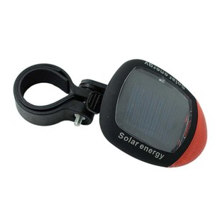 Solar Powered Bicycle Rear Light Seatpost Led Tail Light Mou