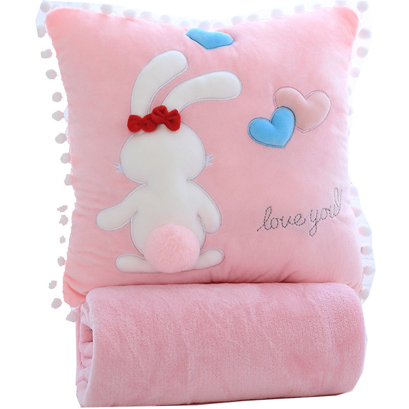 车内抱枕被子两用车载车上新款多功能空调被车用S个性汽车靠垫一