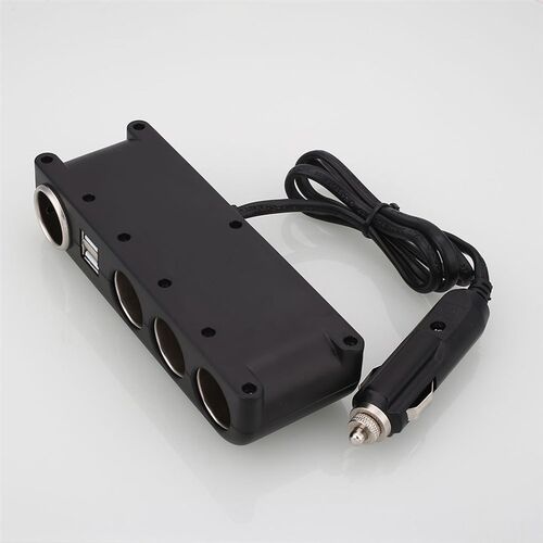 Universal 12V 24V 4 Way Cigarette Lighter Multi Socket Car