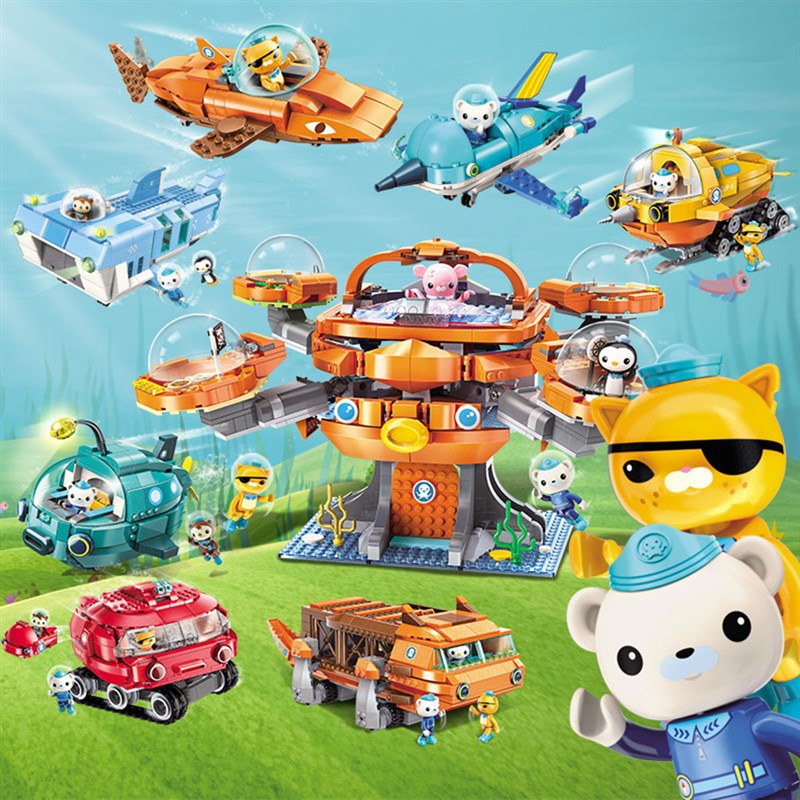 极速Les Octonauts Octopod Octopus Playset & Barnacles Kw 玩具/童车/益智/积木/模型 其它玩具 原图主图