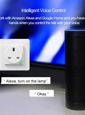 EU Plug 16A Timer Electrical Outlets WiFi Smart Wall Socket