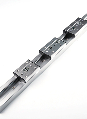 心滑轨轴承滚轮35n  双轴 内置20直线导轨15sgr10滑块光轴木工台