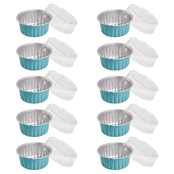 极速10pcs Cake Pan Mold Kitchen Supplies Cupcake Dessert