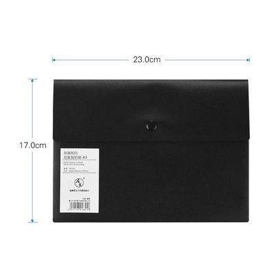 厂家A3A4A5 Size Envelope Folder PP Plastic Storage Pouch Hol