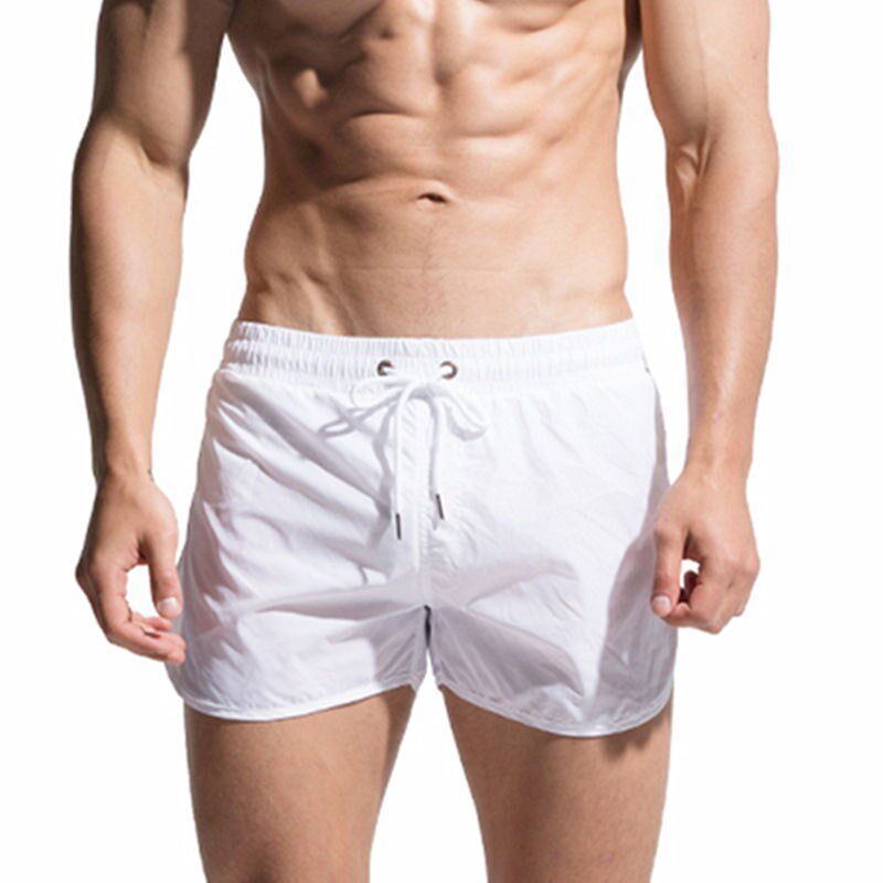 Nylon Waterproof Swimwear Shorts Mens Swimming Shorts