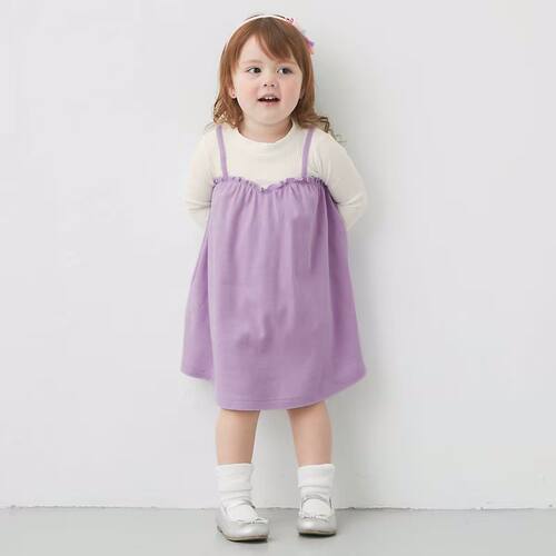 日系纯棉女童春秋季连衣裙儿童公主裙洋气秋天女孩裙子春天童装女