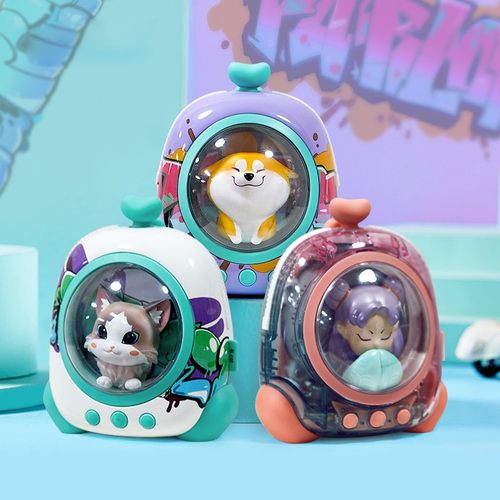 探趣生活/黄油猫太空舱背包蓝牙音箱可爱猫咪创意生日礼物送女友