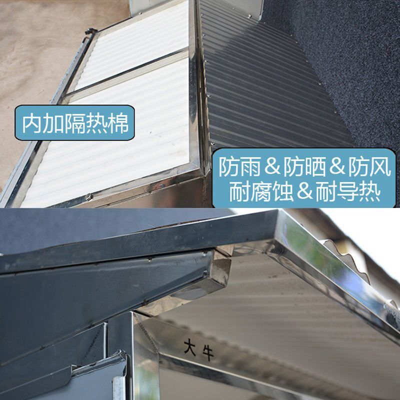 不锈钢狗笼大型犬中小型带厕所室外防雨宠物用品狗狗笼子家用狗屋