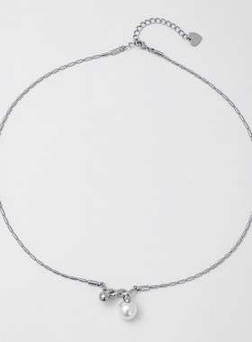 小众设计枝蔓珍珠项链轻奢高级感时尚项链女百N搭网红ins风锁骨链