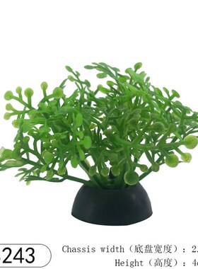 现货10pcs Mini Decorative Simulated AquatiMc Weed Aquarium A