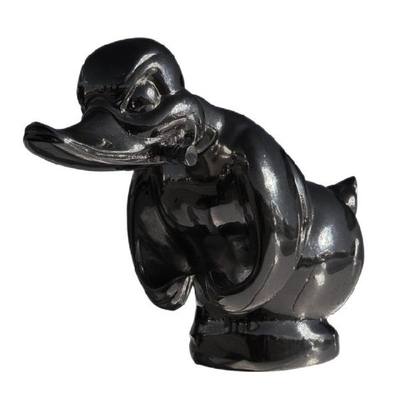 直销新品Resin Angry Duck tSculptures Electroplating 3D Vehic