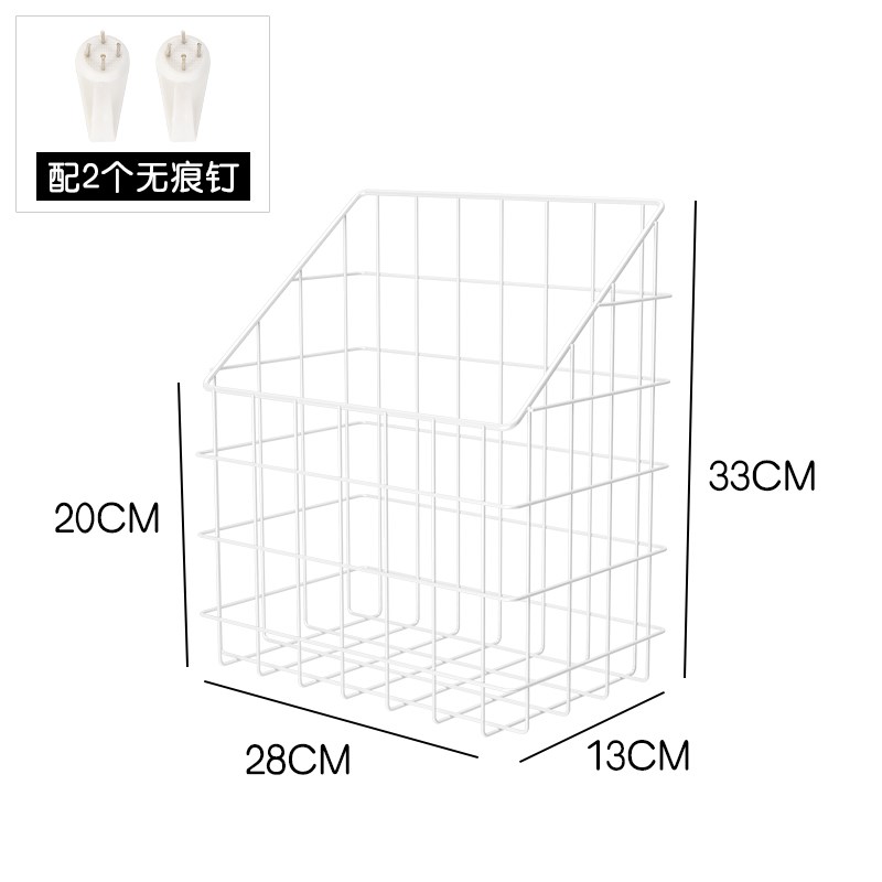 4Y收纳筐收纳篮子置物篮装放葱姜蒜铁艺框框菜筐水果挂式小挂篮