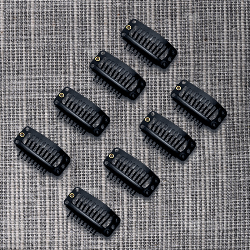 假发夹子卡子无痕发片固定夹隐形贝雷帽固定9齿水滴夹