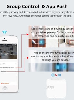 Tuya ZigBee Smart Gateway Hub WiFi+Bluetooth Multi-mode Smar