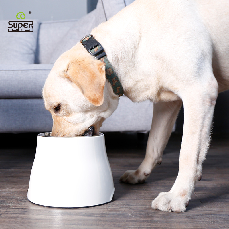 狗碗防打翻护颈大号小大型犬宠y物狗盆不锈钢猫盆食盆喂食水二合