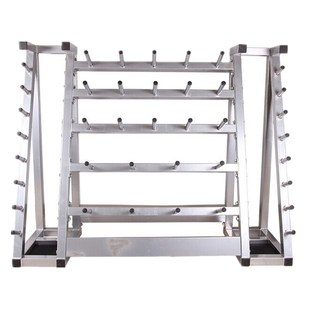 杠铃架杠铃片架 小杠铃家庭健身房用多功能杠铃片存储架