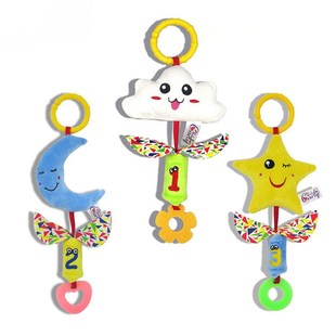 Kids Hanging Spiral Rattle Stroller Cute Animals Crib Mobil