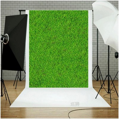 6x10ft Vinyl Pure White Wall Photography Background Green Gr