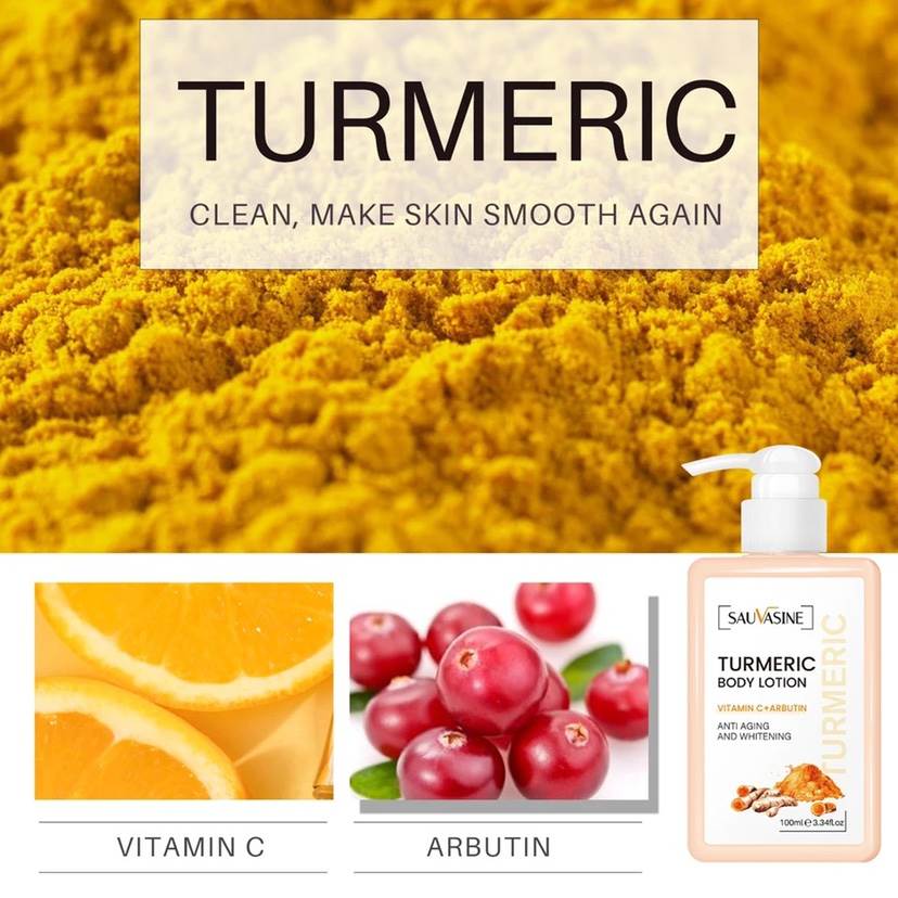 推荐Body Whitening Cream Turmeric Body Lotion Anti Aging Fac