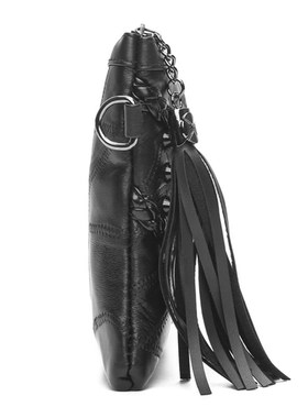 Sheepskin Mini Messenger Bag for Women Ladies Simple Should