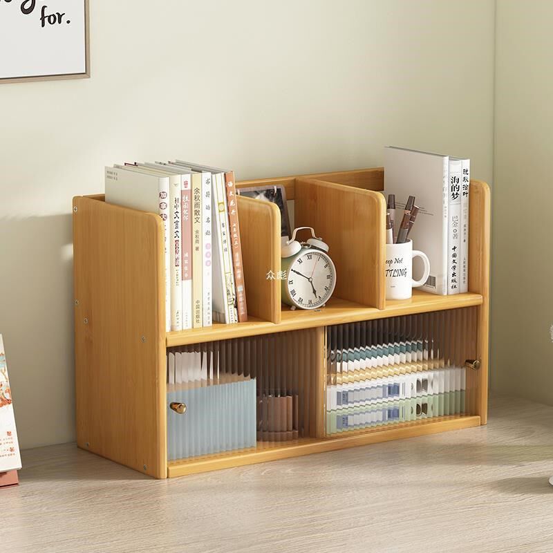 儿童书架小型e桌面置物架杂物收纳柜多层简易书柜办公室台面整理z