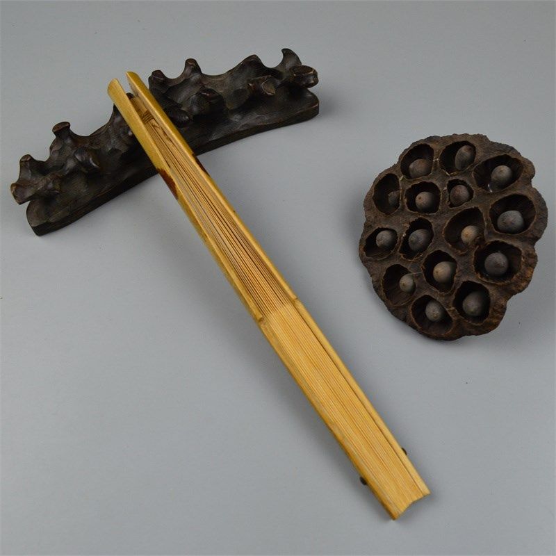 文玩折扇七寸天然斑竹红湘妃竹一点红扇骨配空白扇面排口1.6,居家日用,扇子,淘宝优惠券,粉丝福利购,淘宝优惠卷